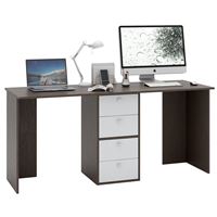 Стол для двоих Прайм-85 венге / белый