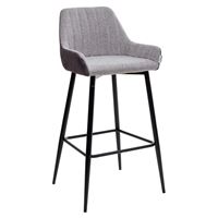 Барный стул PUNCH антрацитовый меланж FC-09/ MF-03 М-City