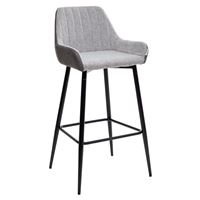 Барный стул PUNCH теплый серый TRF-08/ экокожа серая сталь RU-07 М-City