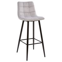 Барный стул LECCO UF910-02 LIGHT GREY, велюр М-City