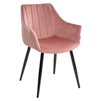 Стул BELINDA BLUVEL-52 PINK, велюр М-City