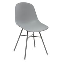 Стул BONNIE 292-CPP L.GREY на металлическом каркасе  М-City