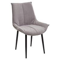 Стул Осло Серый Vivaldi #V07, велюр / черный каркас M-City