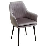 Стул Роден Blitz 16 Серый, велюр / черный каркас M-City