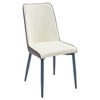 Стул SOFT cream 614/ grey 645 кремовый/серый М-City