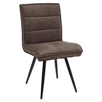 Стул SYLVIE MF-08  темный серо-коричневый, микрофибра MF-08 М-City