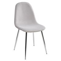 Стул PESCARA UF910-02 LIGHT GREY, велюр  М-City