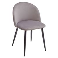 Стул MELODY серый, велюр G108-51 М-City
