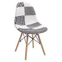 Стул MODERN-623C PATCHWORK-BW, ткань  М-City