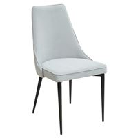 Стул NEPAL-P СЕРЫЙ ГЕКСАГОН, велюр 51/ 900/ черный каркас М-City