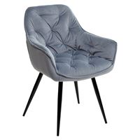Стул HOLLA BLUVEL-06 BLUE, велюр M-City