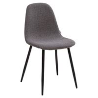 Стул LION антрацитовый меланж FC-09/ серый каркас М-City