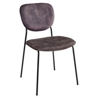 Стул CONVERS античный серый, велюр M-City