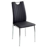 Стул COMFORT 999 PU#605 черный, экокожа М-City