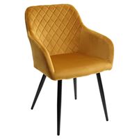 Стул BRANDY BLUVEL-68 желтый/ черный каркас, М-City