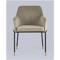 Стул Сандра велюр шампань