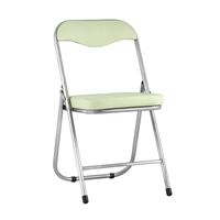 Стул складной ДЖОН металлик, мятно-зеленый