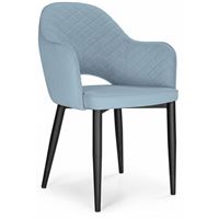 Стул Vener light blue / black