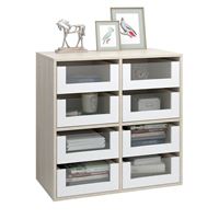 Комод Прайм-22-4 дуб сонома / белый