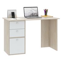 Компьютерный стол Прайм-44 дуб сонома / белый