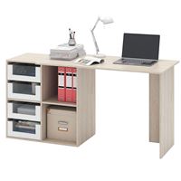 Компьютерный стол Прайм-47 дуб сонома / белый