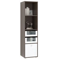 Стеллаж Прайм-41-3 венге / белый