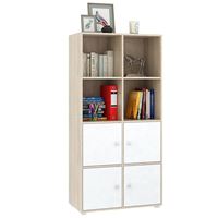 Стеллаж Прайм-42-1 дуб сонома / белый