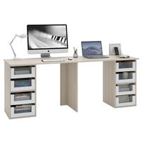 Стол для двоих Прайм-89 дуб сонома / белый