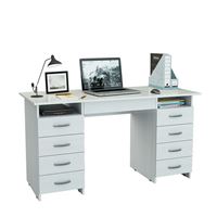 Стол письменный Милан-10Я белый