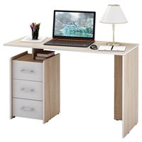 Стол письменный Слим-2 дуб сонома / белый