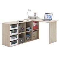 Угловой стол Прайм-51 дуб сонома / белый