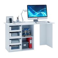 Угловой стол Прайм-68 белый