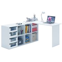 Угловой стол Прайм-73 белый