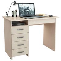 Стол письменный Милан-1 дуб молочный