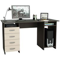 Стол письменный Милан-6 венге / дуб молочный