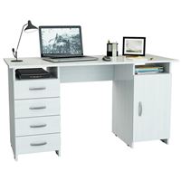 Стол письменный Милан-7 белый