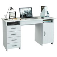 Стол письменный Милан-7Я белый