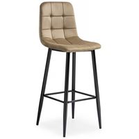Барный стул Chio dark beige / black