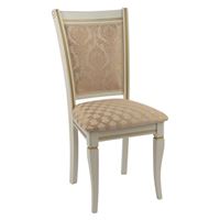 Стул "Милорд №8 Стул (Слоновая кость 1013 + патина золото)