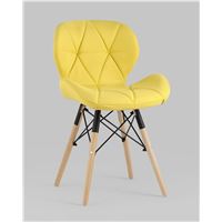 Стул Бон рогожка желтый