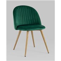 Стул Лион Страйпс велюр зеленый