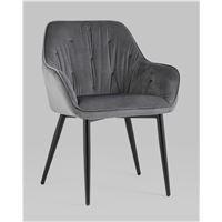 Стул Алекса велюр серый