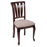 Стул с жесткой спинкой Кабриоль  вивальди 04/орех темный тон 7 