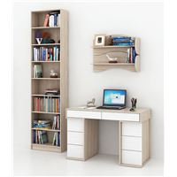 Уголок школьника Антер УШ-4-02 дуб сонома / белый