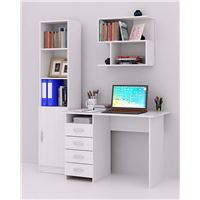 Уголок школьника Милан УШ-БН-01 белый