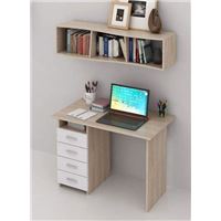 Уголок школьника Милан УШ-БН-02 дуб сонома / белый