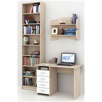Уголок школьника Милан УШ-БН-05 дуб сонома / белый