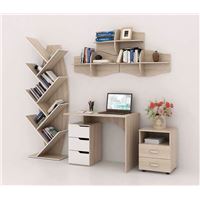 Уголок школьника Нейт УШ-1-01 дуб сонома / белый