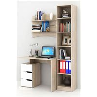 Уголок школьника Нейт УШ-1-03 дуб сонома / белый