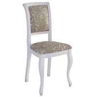 Стул "Дионис" (Белый/ ткань Basar Beige)